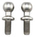 Kogelkoppen met BTR-uitsparing Titanium 4.8mm - 13mm 