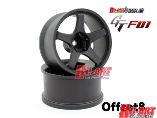 GT F01 OFFSET 8 BLACK - RCART - ART5008FB