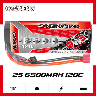 batería LiPo 7.4V 6500mah 120C - GAONENG - GNB65002S120W 