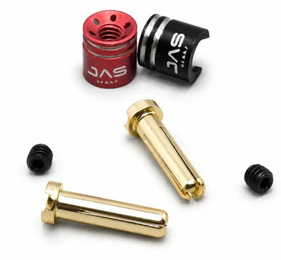 Conectores LiPo 2 mm Low Profile 24K com linguetas de polaridade 