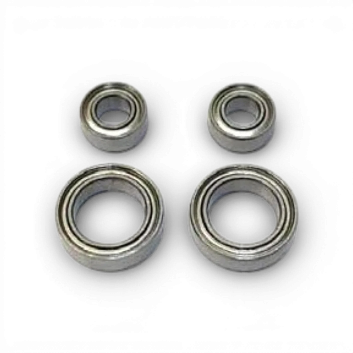 Roulements Topline 1050x2pcs et 1510x2pcs pour pièces détachées, visibles dans l'image, avec boîtier métallique et surface lisse