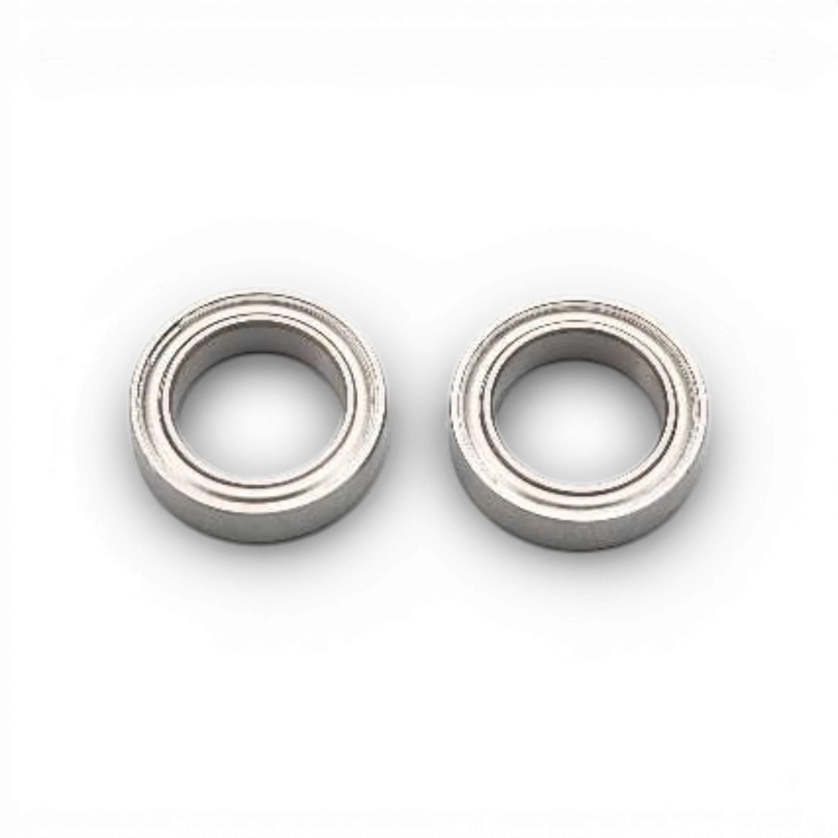 Deux roulements de 10x15x4 mm de la marque Team Yokomo, pièces détachées pour modèle réduit ou robot.