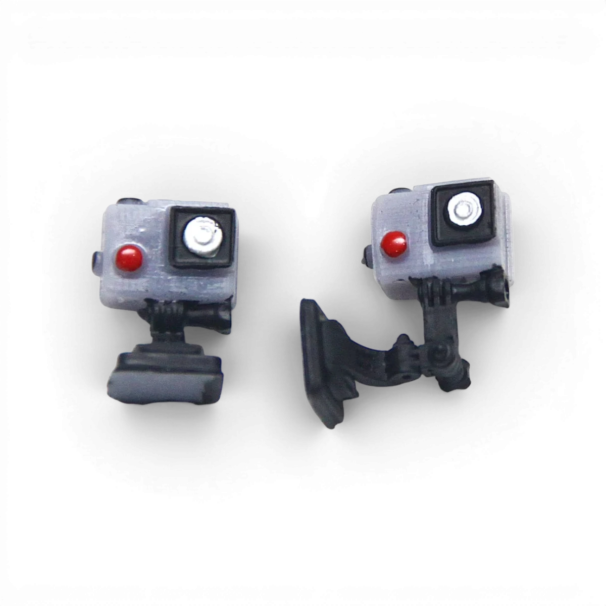 Caméra GoPro V2 de Src Sideways RC pour personnalisation, vue de face avec accessoires de montage visibles.
