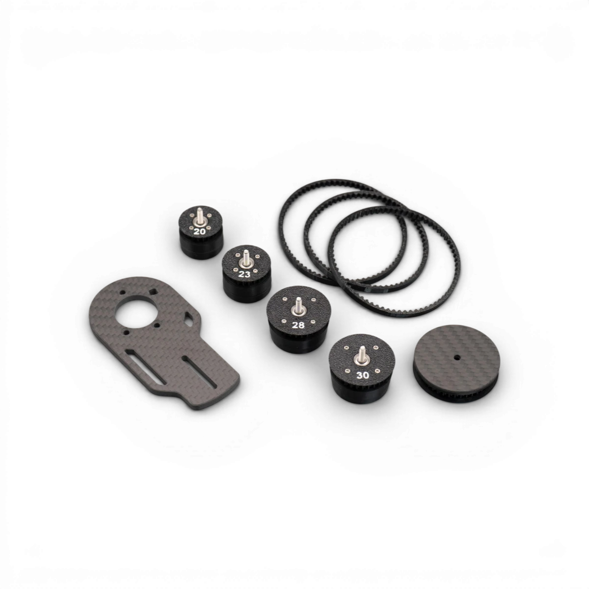 Lenkungs-Umrüstkit aus glänzendem Carbon - Futaba 6PV & 10PX 