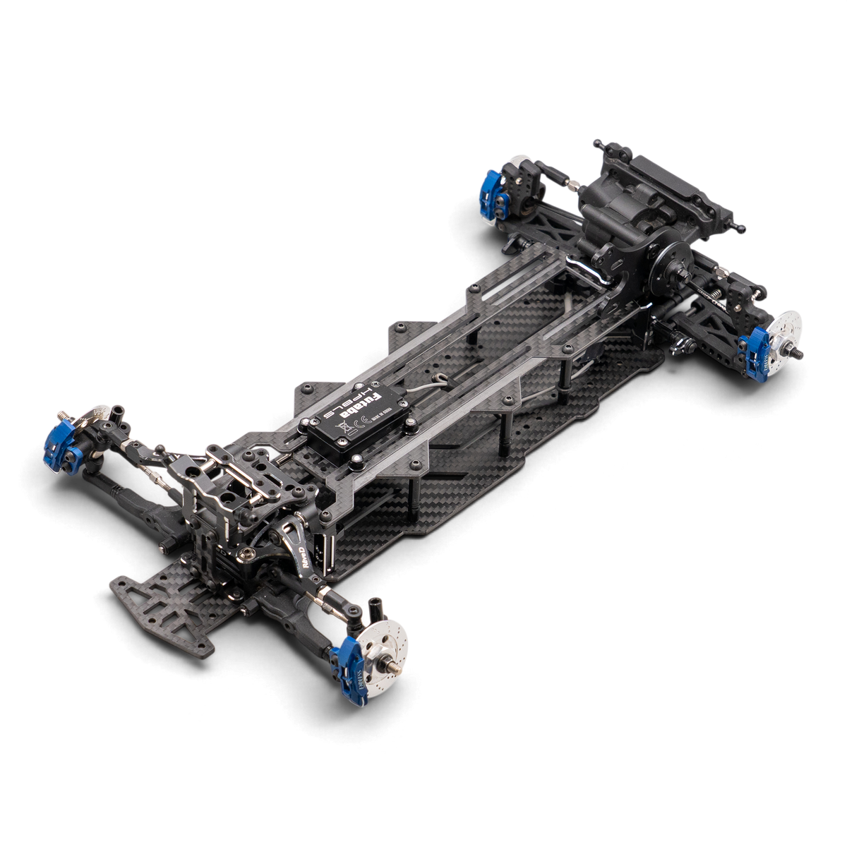 Support servo supérieur Kaizen RC MCIII en carbone pour châssis Rêve D RDX avec réglage coulissant