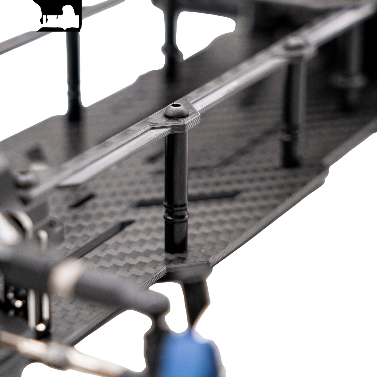 Châssis en fibre de carbone DriftParadiZ pour conversion Kaizen RC MCIII sur Rêve D RDX avec platine flexible