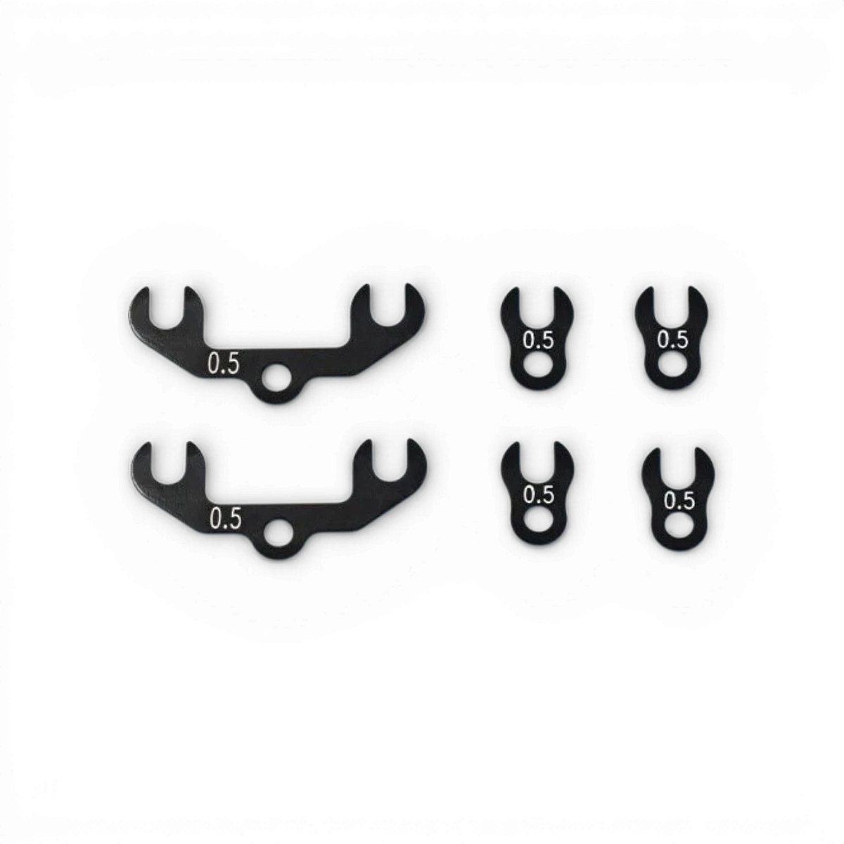 Pièces détachées Team Reve D, ensemble de séparateurs crab de 0,5 mm pour modélisme ou mécanique.