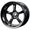 Jantes kairos +8 Chrome/noires - MST - 102034SBK