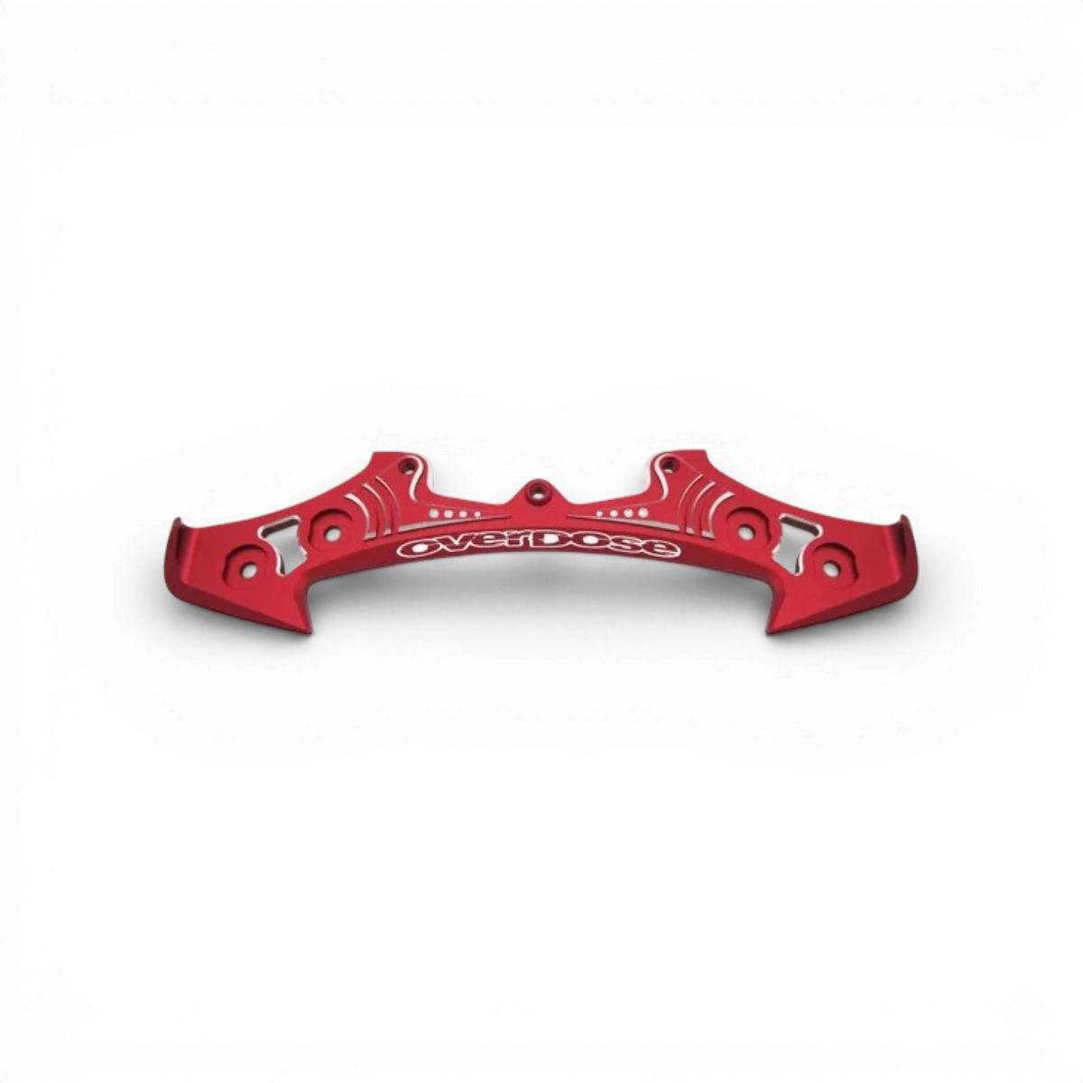 Pare-chocs Type-2 en aluminium rouge pour voiture, pièce détachée de la marque Overdose.