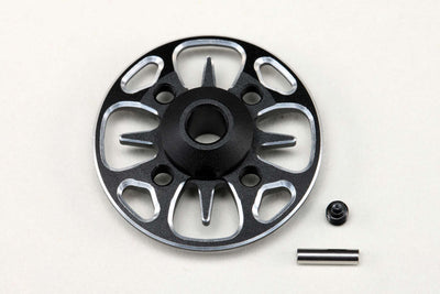 Lightweight black aluminum spur gear hub for RD / SD / MD 