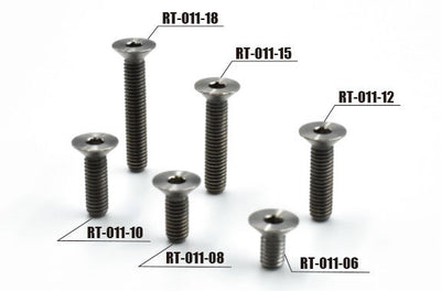 SPM - Vis titanes tête plates 3x6 (4ps) - Rêve D - RT-021-06