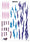 Complete sticker decal set - Heater Purple-Blue - Basement LAB Graphics - IM-HPB-P75 