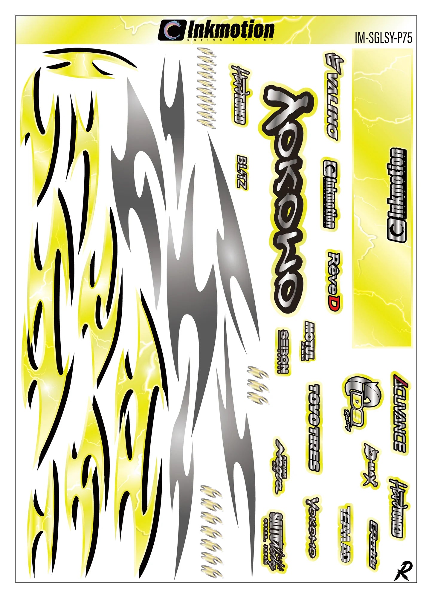 Complete sticker livery - Lightning Storm 