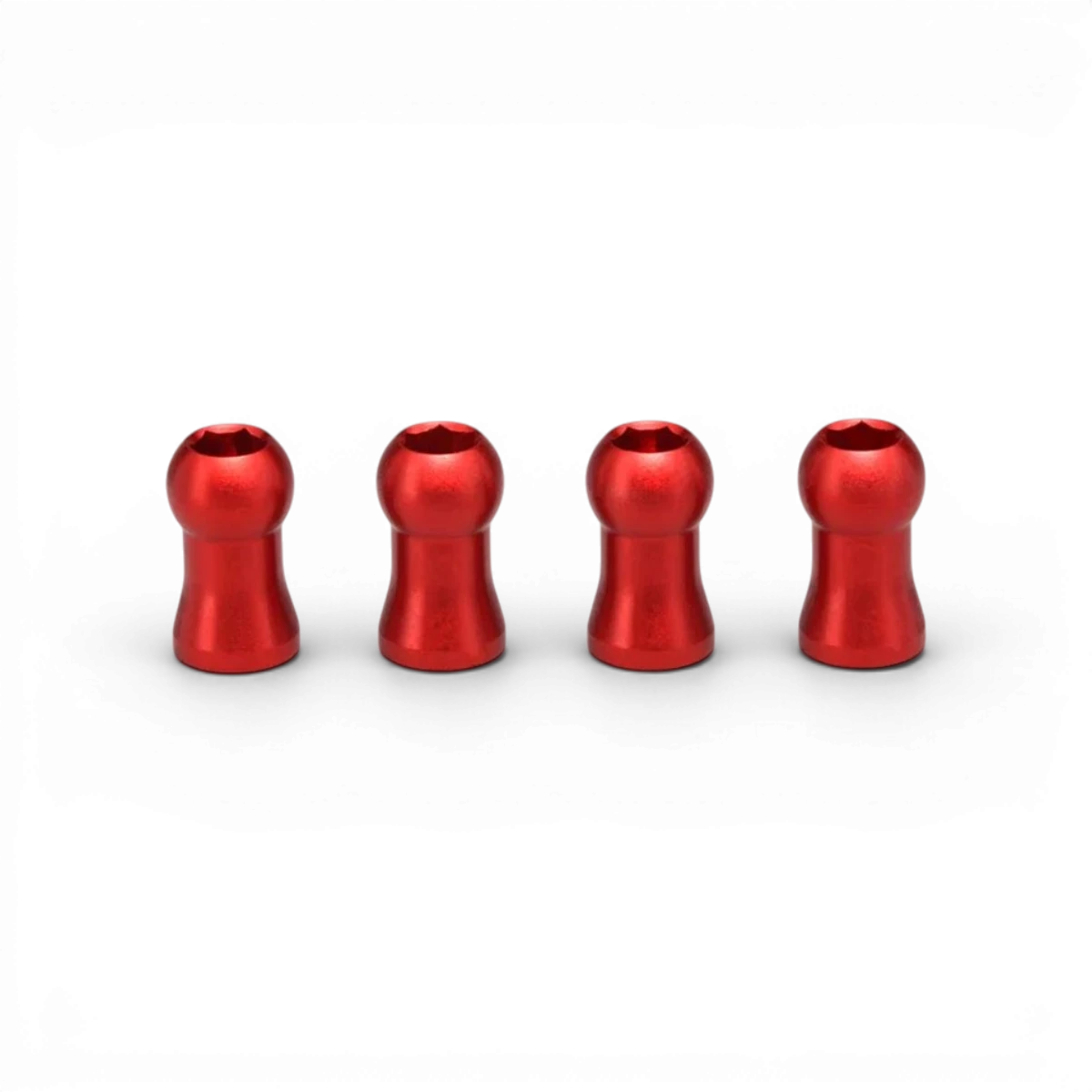 Shock Cap Ball Rouges pour suspensions SLF Big Bore