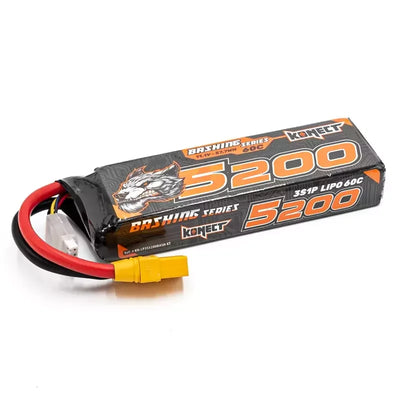 Accu LiPo 5200mAh 11.1V 60C 3S1P – Konect – XT60 – 57,7Wh - KN-LP3S5200BASH-XT
