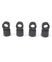 Lower shock absorber adapters 4.3 mm Size S – TOPLINE – TP-188