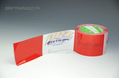Adhésif look vibreur Rouge/Blanc 5 x 50 Mètres  - TETSUJIN