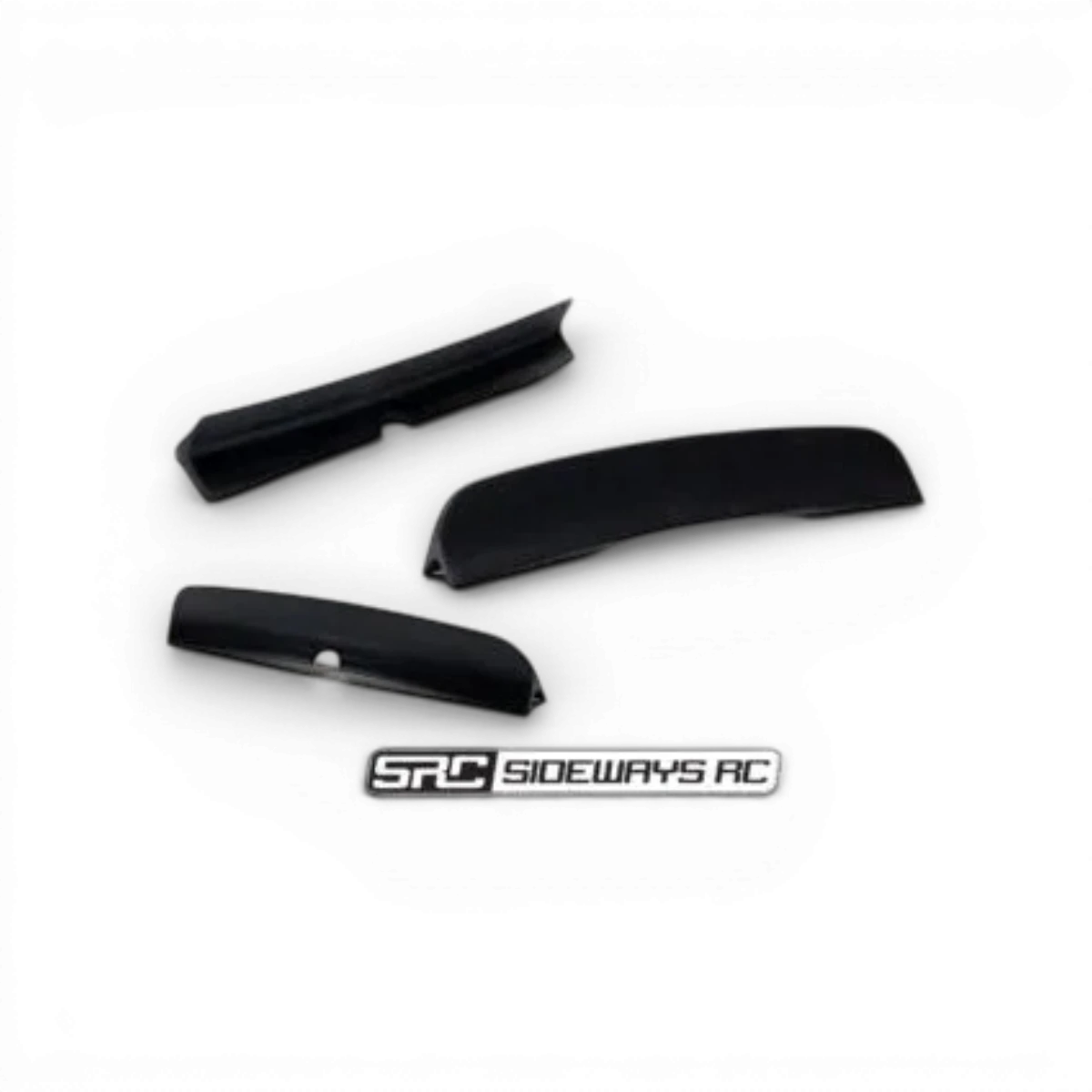 Aileron E36 pour voiture RC Src Sideways RC, en customization, montrant le aile arrière pour drift sur une image claire.