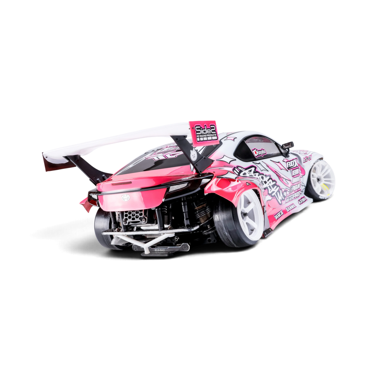 Aileron polycarbonate Type A taille S de Team Reve D, pièce détachée pour voiture, finition style HS W.