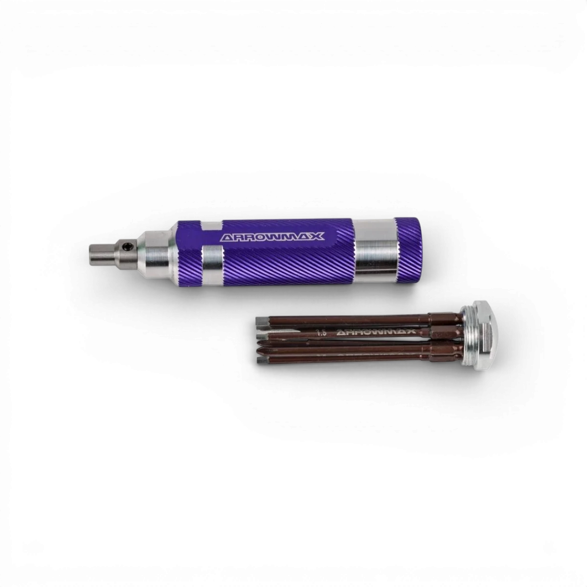 Tournevis avec 7 embouts de rechange, accessoires Arrowmax RC pour tournevis électrique ou manuel.