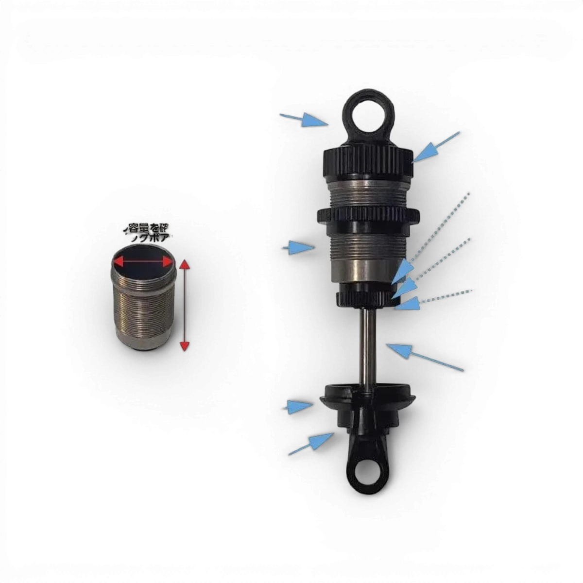 Amortisseurs High Bigbore premium 30mm - Topline - DriftParadiZ
