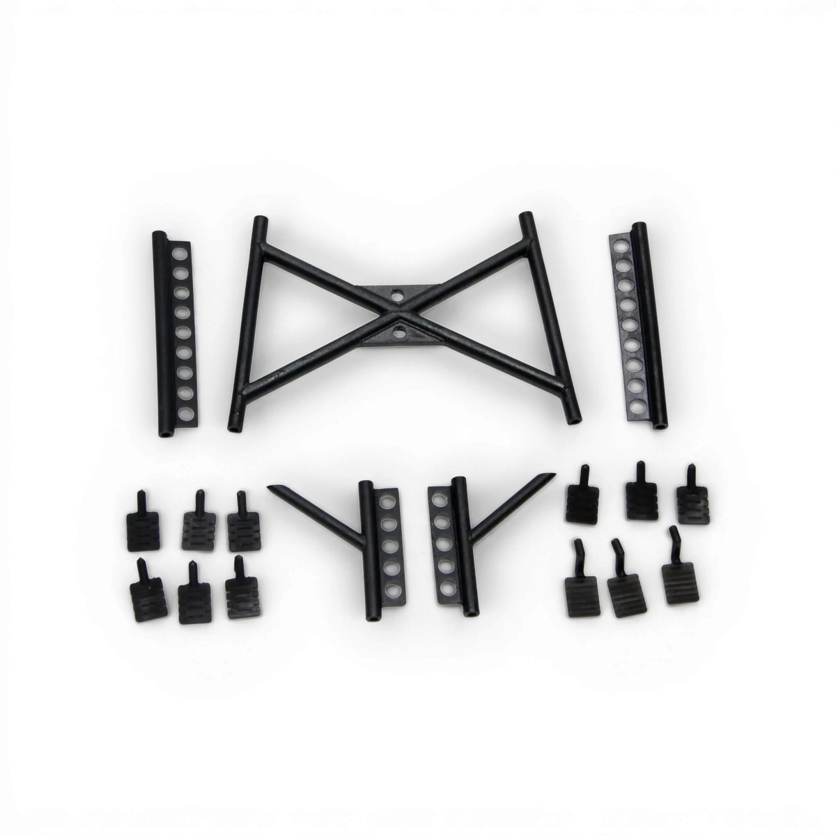 Arceau cage V1 de Src Sideways RC pour customisation, en acier, avec structure solide visible dans l'image.