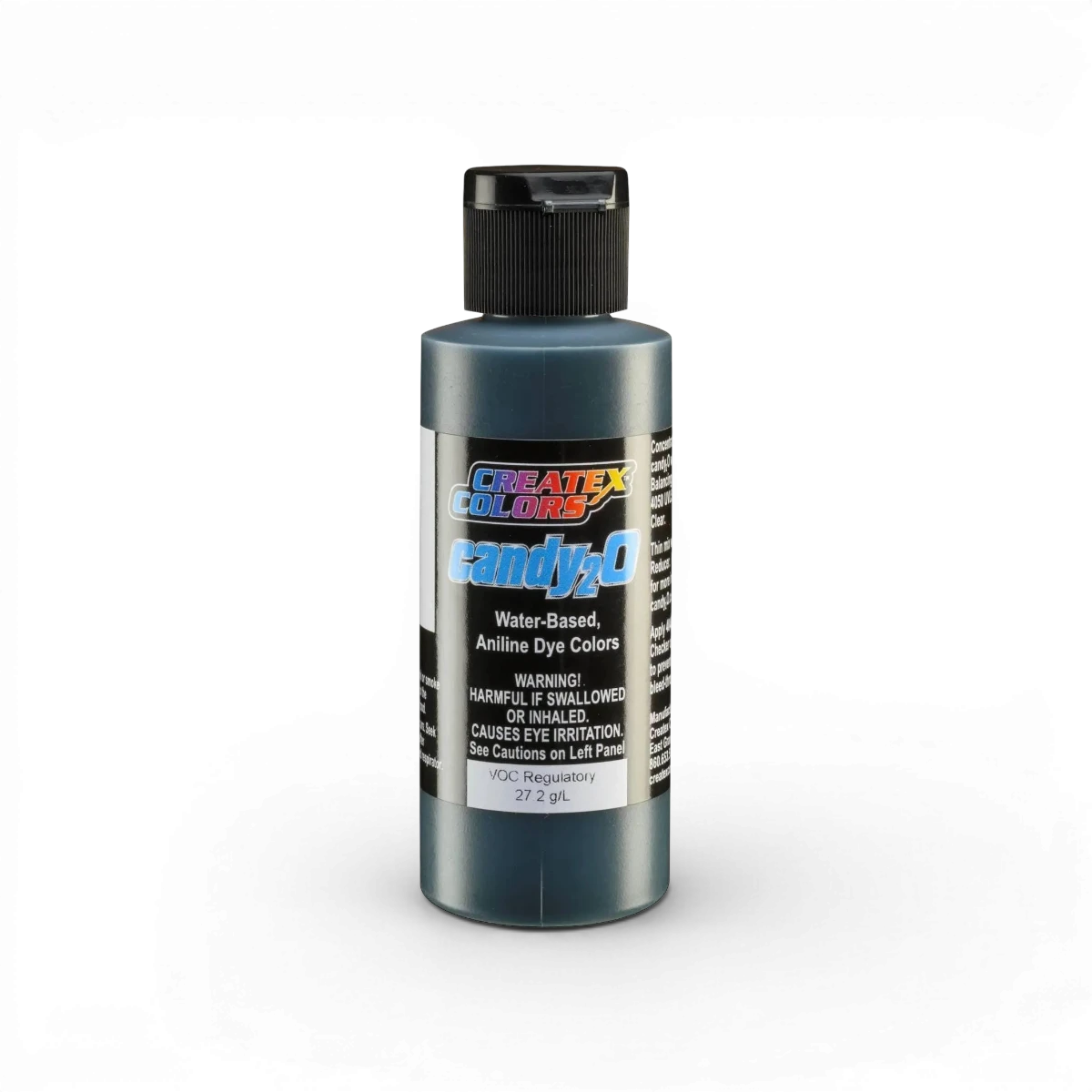 Peinture en bombe Auto Air Candy 2.0 Vert Émeraude de Createx Colors, vue de face avec finition brillante.