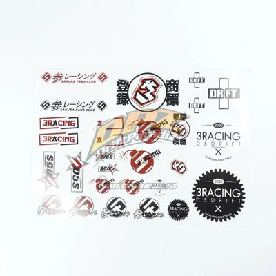 Stickers -2- 3Racing - SAK-D538