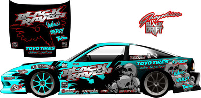 Sticker - Complete decoration - Black Raven - Blackdrift - BDG0074