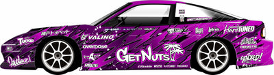 Aufkleber – Volldekoration – Getnuts 3 – BlackDrift – BDG0103