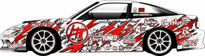 Sticker - full decoration - Hardtuned-V3 - BlackDrift - BDG0104