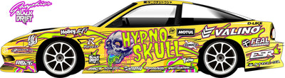 Sticker - Complete decoration - Hypno Skull - Blackdrift - BDG -0061