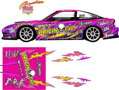 Autocollant - décoration complète - Low origin 3 - BlackDrift - BDG 0018 - low-origin-3