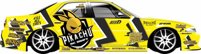 Sticker - Complete decoration - Pikachu - Black Drift - BDG -0065