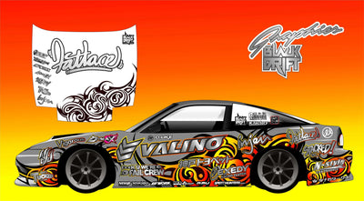 Autocollant - décoration complète - Valino - BlackDrift - BDG 0016 - Valino-1