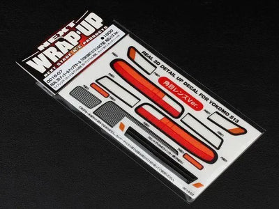 Samolepky - Skutečný 3D detail nahoru nahoru Yokomo Silvia S13 Extreme Square Lens - Wrap-UP Další - 0016-07