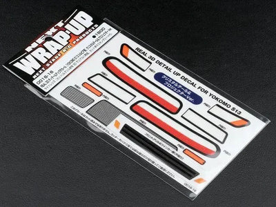 Samolepky - Skutečný 3D detail nahoru nahoru Yokomo Čtvercová čtvercová čtverce Silvia (Crystal Tail & Projector Ver.) - Wrap-UP Další - 0016-16