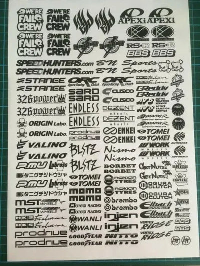 Samolepky - Sponzoři - 29 - Blackdrift - Sponzor -29