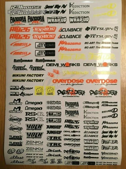 Autocollants - Sponsors - 3 - BlackDrift - DriftParadiZ