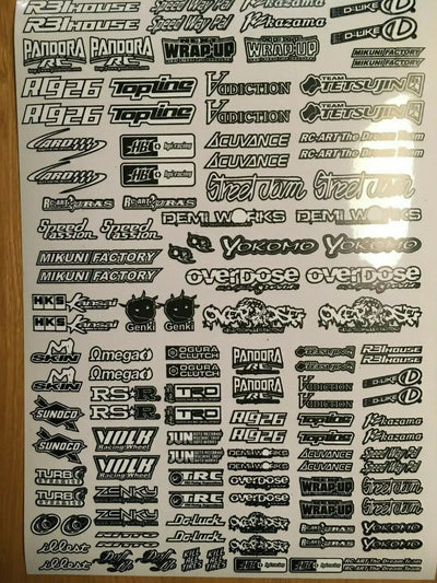 Samolepky - Sponzoři - 30 - Blackdrift - Sponzor -30