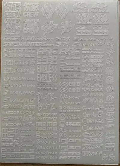 Samolepky - Sponzoři - 48 - Blackdrift - Sponzoři -48