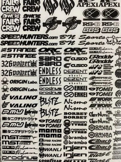 Samolepky - Malí sponzory - 15 - Blackdrift - Small -15