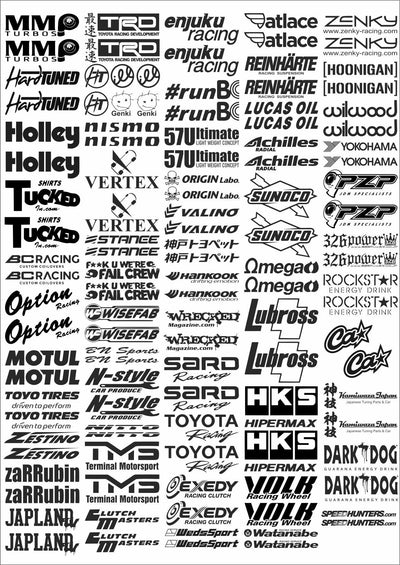 Autocollants - Sponsors small - 19  - BlackDrift