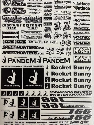 Samolepky - Malí sponzoři - 22 - Blackdrift - Small -22