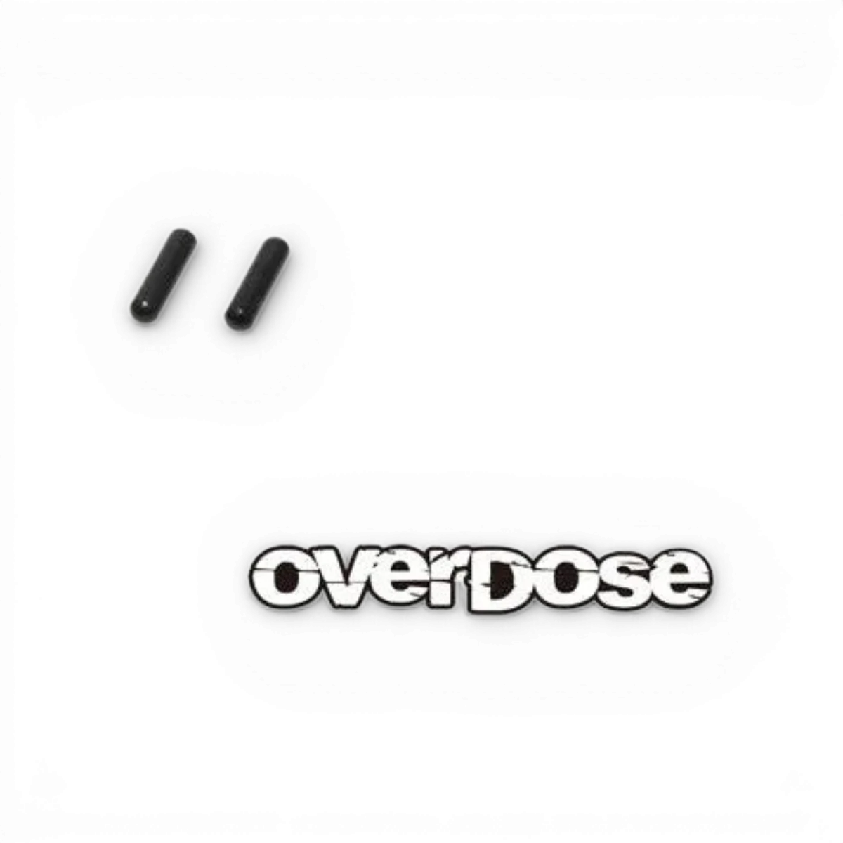 Clé à axe de 2x8mm de la marque Overdose, pièce détachée robuste pour réparation ou assemblage.