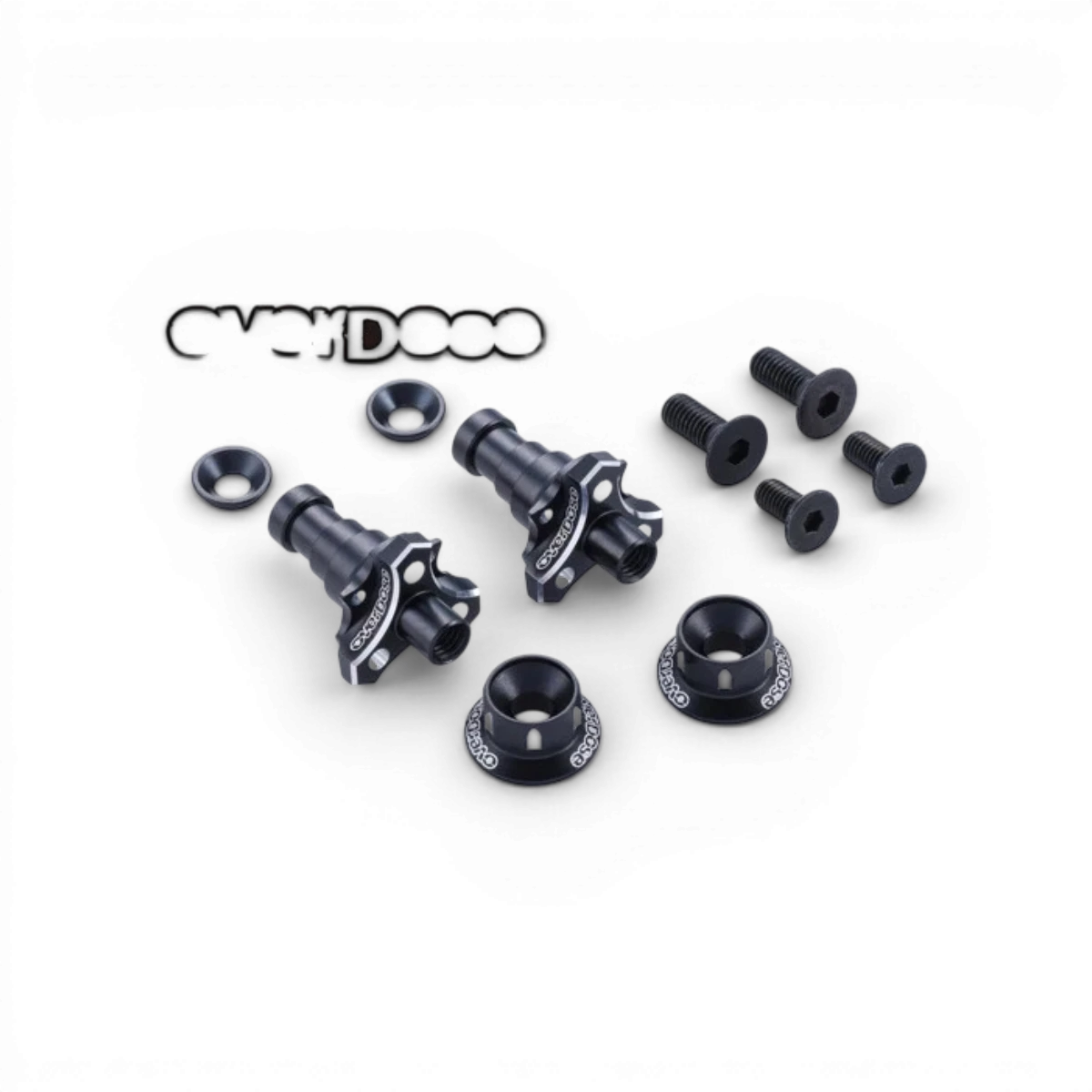 Axe de roue monobloc en aluminium Type-2 pour OD RWD avant, 7 mm, pièce détachée pour véhicule sport Overdose.
