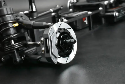 Axe et disques avant aluminium RDX - Rêve D - D1-010FDC