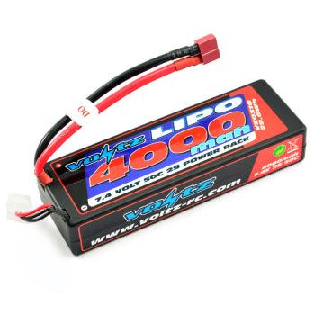 Batterie Lipo 4000mah 2S 7.4V 50C Dean - Voltz