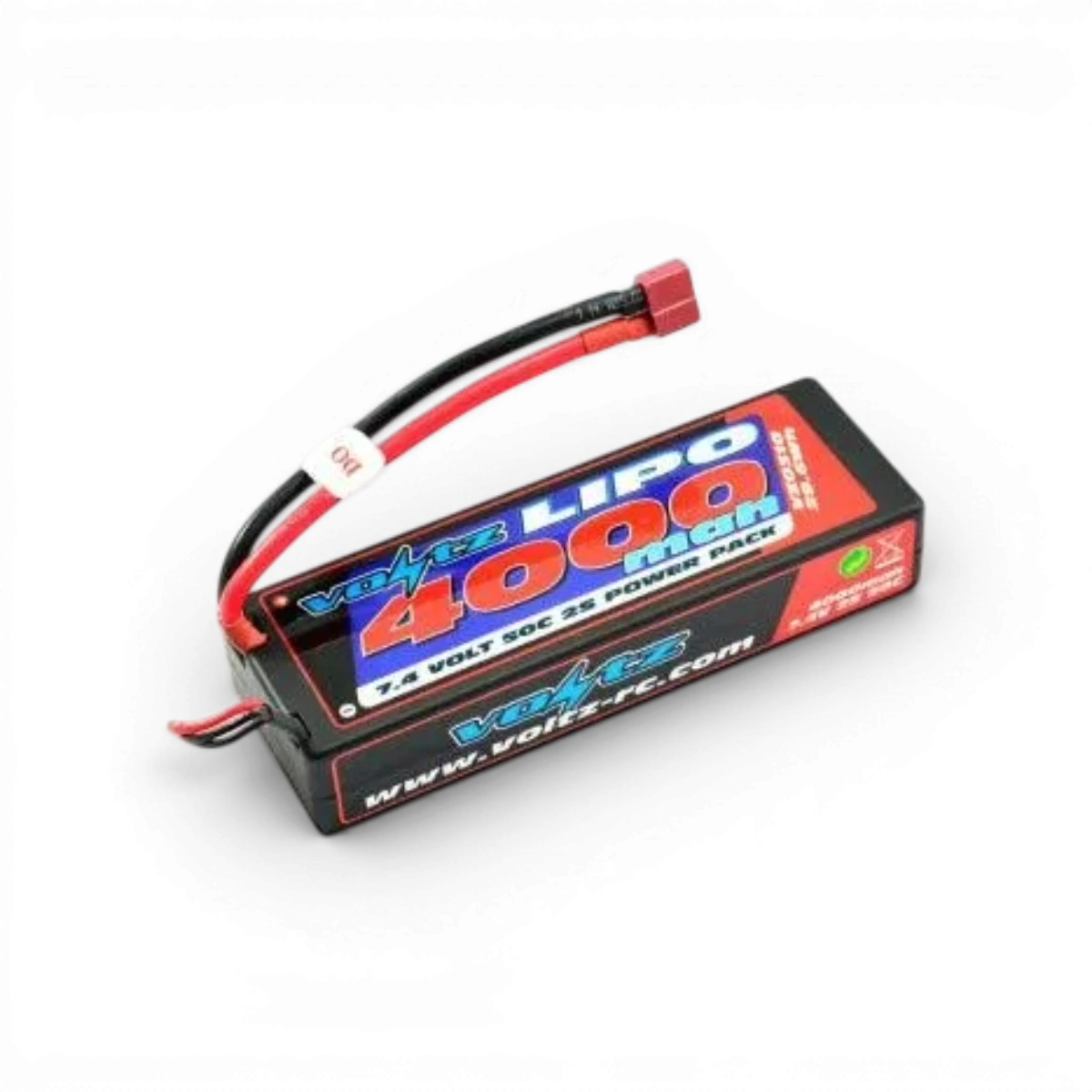 Batterie Lipo 4000mah 2S 7.4V 50C Dean - Voltz - DriftParadiZ
