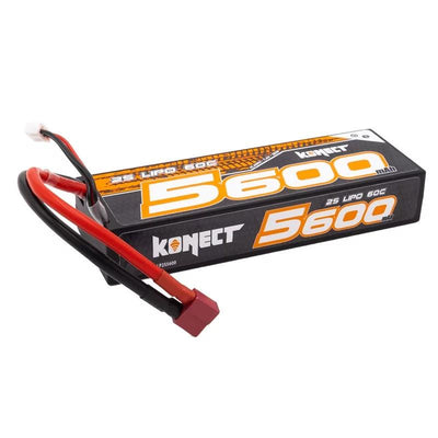 Batterie LIPO 5600MAH 7.4V 60C (SLIM PACK DEAN) - Konect